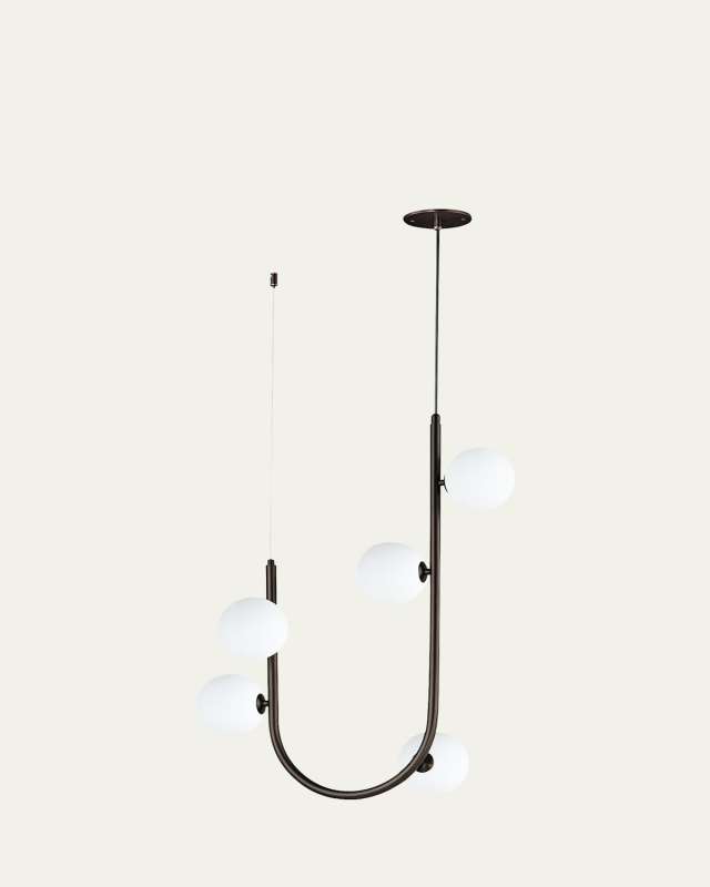 Nina Magon Design from Studio M Contour 5-Light Cord Hung Pendant 3000K